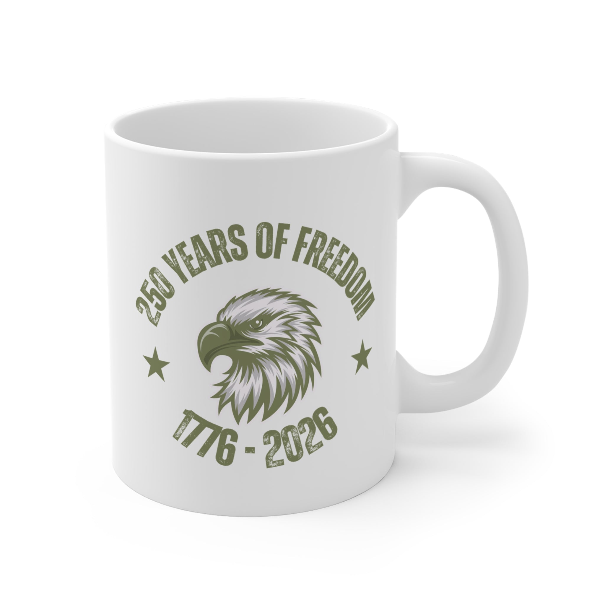 Mug — 250 Years of Freedom 1776–2026 Eagle Anniversary Coffee Mug