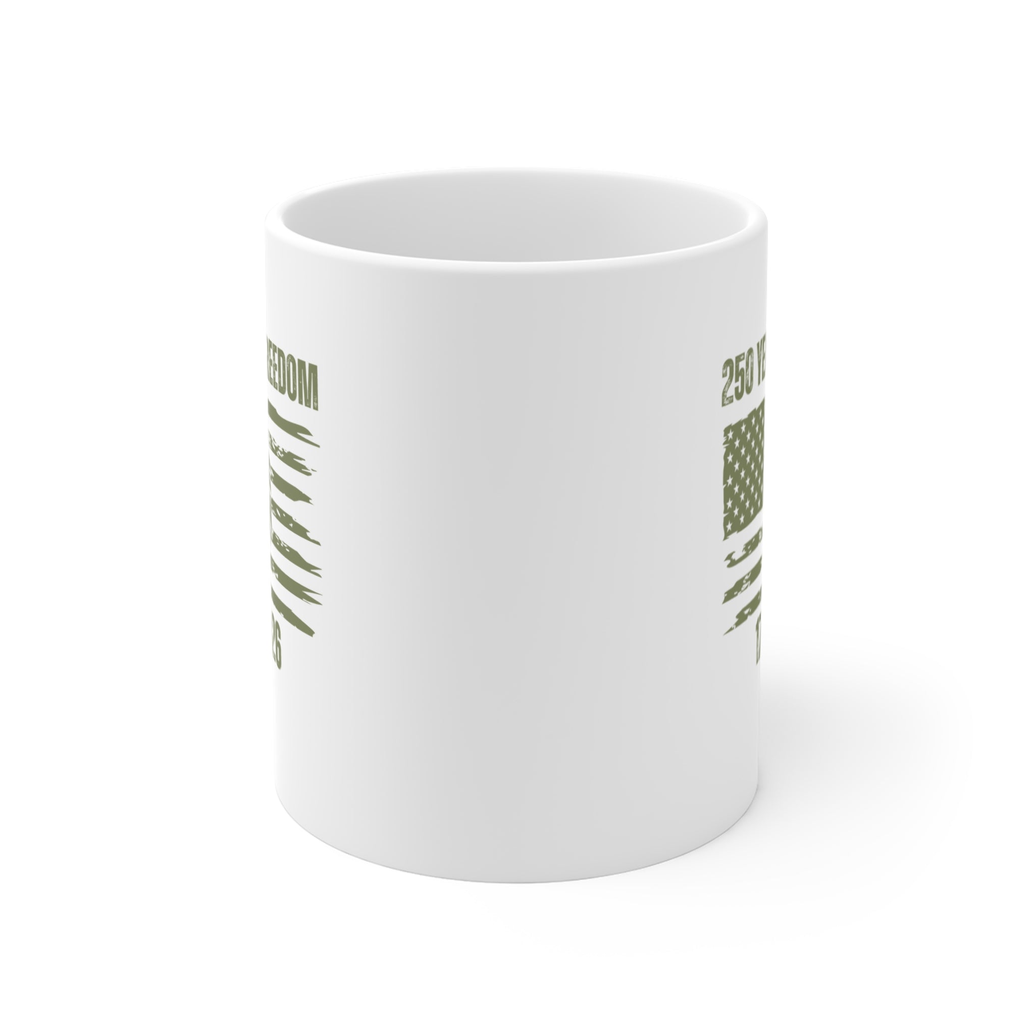 250 Years of Freedom Eagle Flag Coffee Mug (1776–2026)