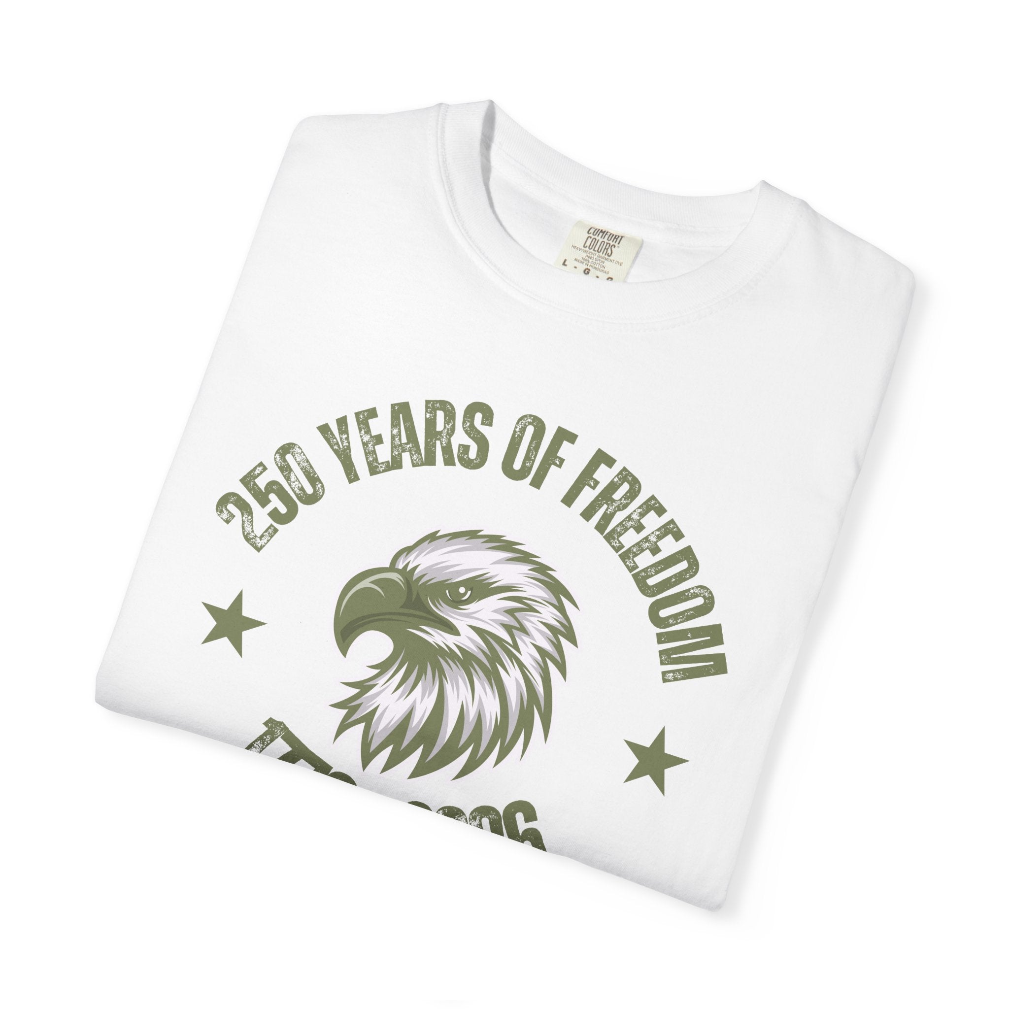 250 Years of Freedom Eagle T-Shirt — 1776–2026 Patriotic Tee