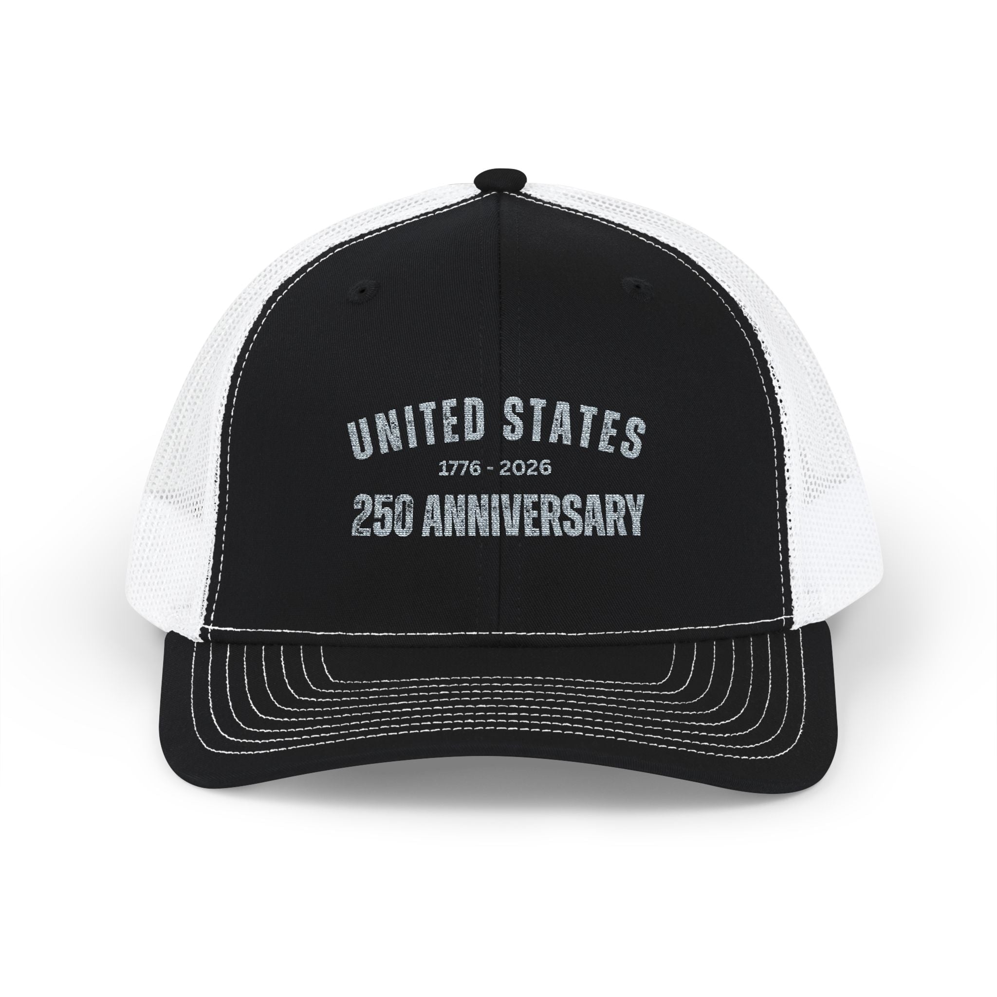 United States 250th Anniversary Embroidered Trucker Cap